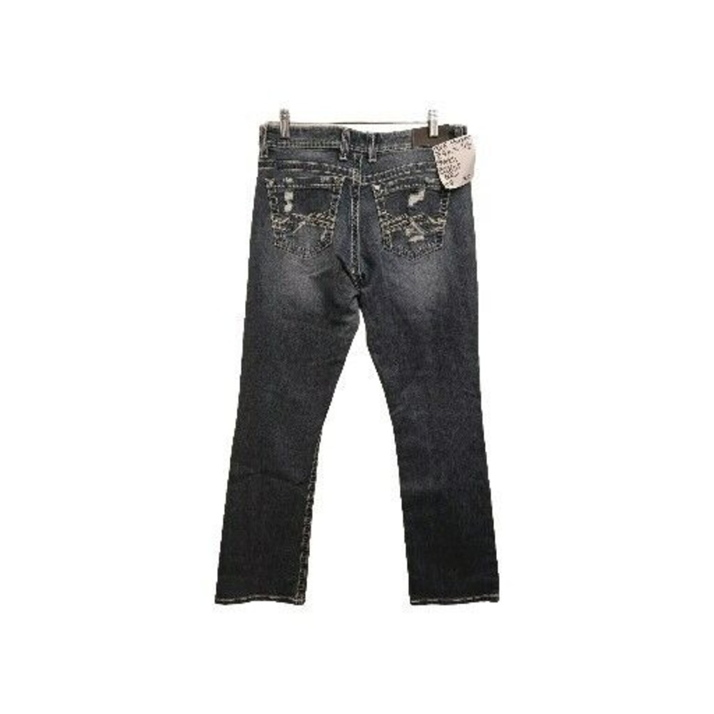 BKE WOMEN'S Size 29x31.5 Harper‎ Bootcut Buckle Denim Blue Jeans Stretch
